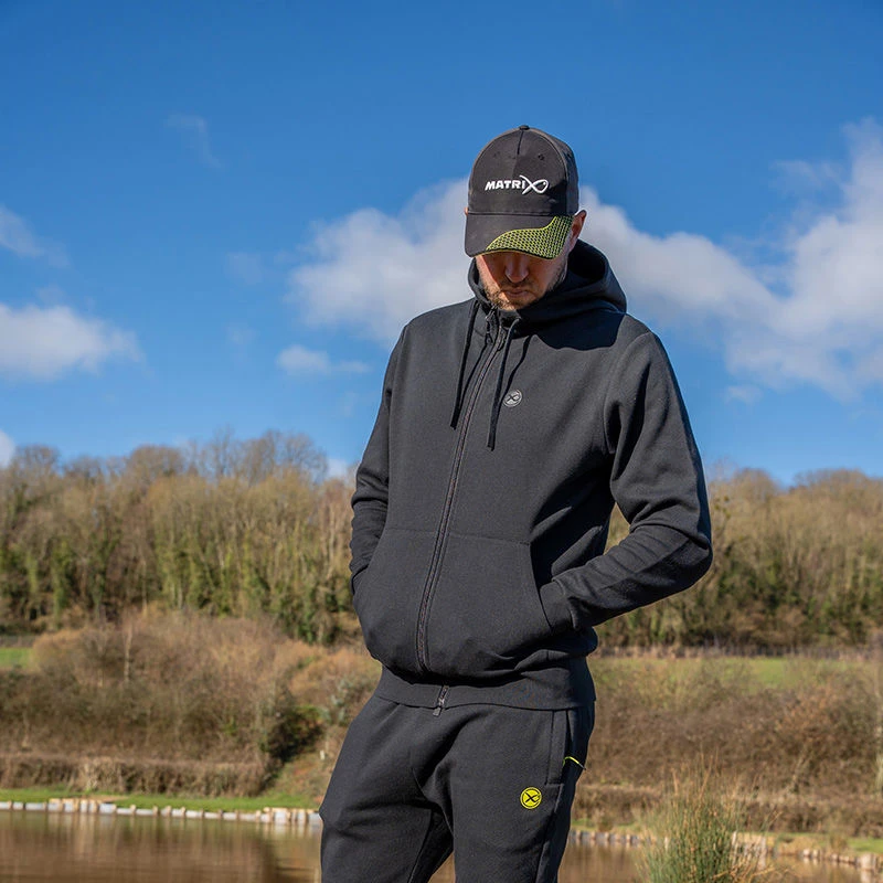 Matrix Black Stealth Zip Hoodies